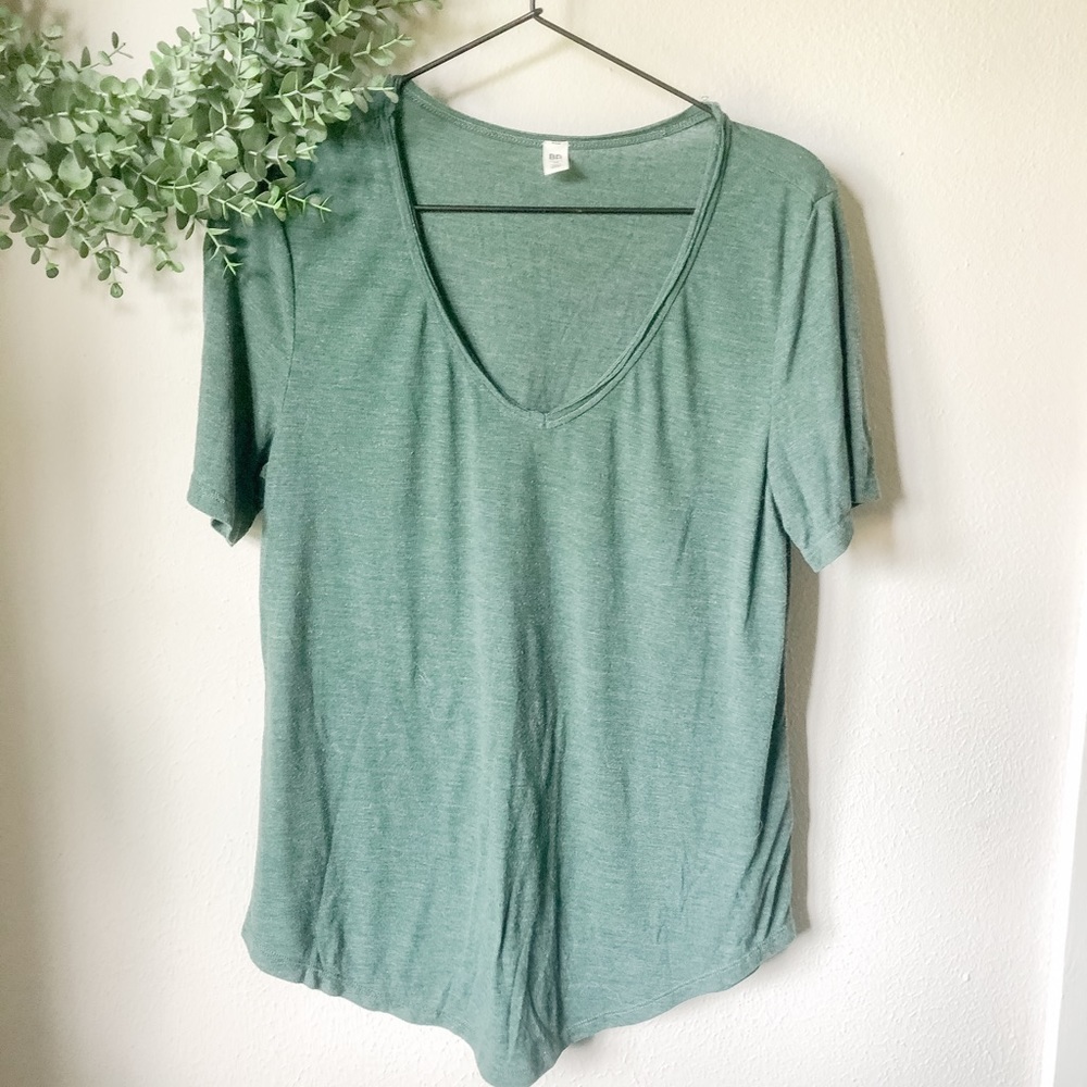 BP. Forest Green Vneck Tee